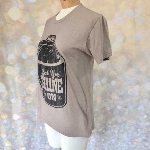 Southern Charm S Graphic Tee Get Yer Shine On Funny T-shirt Moonshine - Picture 4 of 6